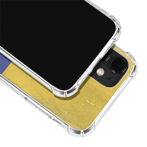 Colombia Flag Distressed iPhone 12 Mini Clear Case